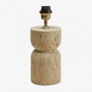 Podstawa Do Lampy Stołowej Diniz Travertine & ↑25 Cm - Sklum