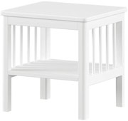 Biała dziecięca szafka nocna z litego drewna bukowego Forrest – Vipack