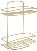 Stalowa półka łazienkowa w kolorze złota Onda – Metaltex