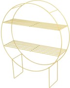 Półka - stojak Chicago gold wys.60,5cm