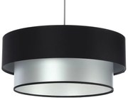 Lampa wisząca DOUBLE BLACK 40 srebrna/czarna BPS KONCEPT