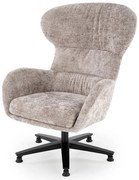 Beżowy obrotowy fotel wypoczynkowy M9-K35