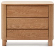 Komoda w dekorze jesionu w naturalnym kolorze 120x80x40 cm Salaya – Kave Home