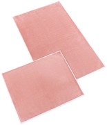 Bellatex Zestaw dywaników łazienkowych bez wycięcia BANYGOLD różowy, 60 x 100, 60 x 50 cm