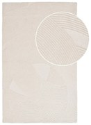 Kremowy wełniany dywan tkany ręcznie 160x230 cm Pune – House Nordic