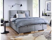 Łóżko Quaddro Plus kontynentalne z pojemnikiem lub bez