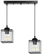 Nowoczesna czarna podwójna lampa wisząca - D192 S6-F92