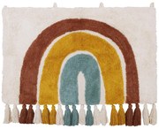 Kilim dziecięcy z bawełny Nattiot Rainbow, 50x80 cm