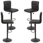 Pack 4 Taburetes Casper Black