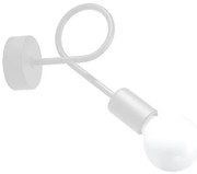 Biały industrialny kinkiet supeł - 4X A621 T6-N40