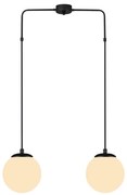 Czarna lampa wisząca Squid Lighting Efe, wys. 100 cm