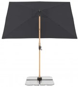 ALU WOOD 220 x 300 cm - wahadłowy parasol ogrodowy z drążkiem bocznym z ochroną ULTRA UV : Substancja Desen - 840