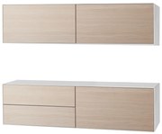 Niska komoda w dekorze dębu zestaw 2 szt. 180x46 cm Edge by Hammel – Hammel Furniture