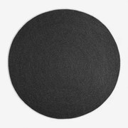 Dywanik Zewnętrzny Okrągły Ø200 Cm Z Polipropylenu Lisandra Grafitowa Szarość - Sklum