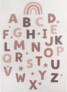 Dywan dziecięcy Coco Alfabet kremowo - beżowy 80 cm x 150 cm