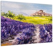 Obraz - Prowansja, Francja, malarstwo olejne (70x50 cm)