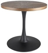 Stół okrągły AMADEO 80x80 orzech SIGNAL