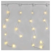 LED łańcuch świąteczny zewnętrzny 100xLED, 8 funkcji, 7,9x0,7m, IP44, ciepła bie