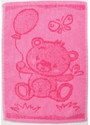 Ręcznik dziecięcy BEBE miś różowy 30x50 cm