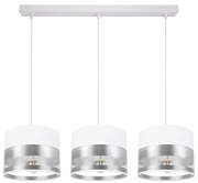 Żyrandol na lince MILO 3xE27/60W/230V srebrny