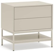 Kremowa szafka nocna Platt – Teulat
