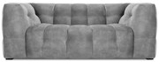 Szara aksamitna sofa Windsor &amp; Co Sofas Vesta, 208 cm