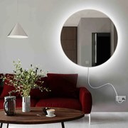 Lustro okrągłe RUBINO ELECTRIC 50 z oświetleniem LED BALTICA DESIGN