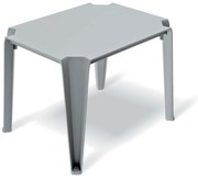 Stolik ogrodowy kawowy Lottie Light Gray 77 x 59 cm FERNE