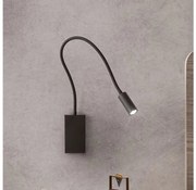 Redo 01-2755 - LED Kinkiet WALLIE LED/3W/230V USB CRI 90 czarny