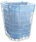 Druciany kosz na śmieci do powieszenia, 22 l
