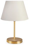 Lampa stołowa AYD 1xE27/60W/230V biały/złoty