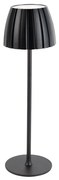 Czarna lampa stołowa z 3-stopniową regulacją jasności w Kelwinach, akumulatorowa - Dolce Nowoczesny Oswietlenie wewnetrzne