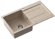 Samona - Zlew kuchenny SAMONA 77x44 cm granit/beżowy