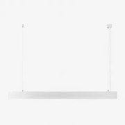Lampa Sufitowa Wisząca Liniowa Led Z Aluminium Eunoia Biała & ↔︎ 120 Cm - Sklum