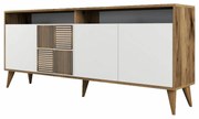 Szafka Milan 2 Walnut and White