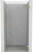 Mexen Lunar-B drzwi prysznicowe uchylne prawe 60 cm, transparent, złote - 832-060-000-50-00-P