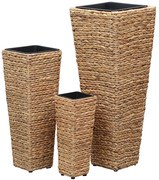 Komplet rustykalnych donic z hiacyntu wodnego P0-R71