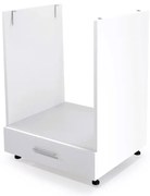 Szafka pod piekarnik 60 VENTO DP-60/82 biały połysk HALMAR