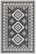Dywan dwustronny zewnętrzny Gemini kremowo-czarny 80 cm x 150 cm