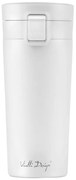 Biały podróżny kubek termiczny Vialli Design Fuori, 400 ml