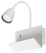 Rabalux 71090 lampa ścienna z miejscem do przechowywania Tacito, biały