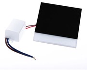 BERG BLACK Barwa Neutralna 4000K, czarna, lampka schodowa