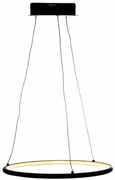 LAMPA WISZĄCA ORION BLACK 22W LED, czarna, okrągła