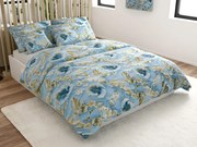 PrzytulneMieszkanie.pl PrzytulneMieszkanie.pl Pościel z mikrofibry CELESTIA niebieska Rozmiar pościeli: 70 x 90 cm | 140 x 200 cm