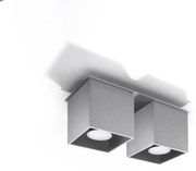 Plafon QUAD 2 szary SOLLUX  LIGHTING