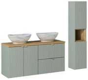 Szałwiowy zestaw mebli łazienkowych S3-A65