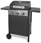 Fieldmann - Grill gazowy 3x palnik czarny