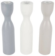 Drewniany świecznik TORNE 25 cm - różne kolory