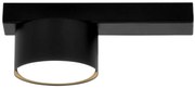 Sufitowa lampa jednopunktowa czarna K9-T81