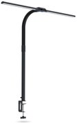Lampa LED na biurko FILO, zacisk, USB, pilot zdalnego sterowania
